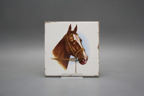 Forli Blanco Wandfliese 15x15cm Pferde 4-teiliges Set