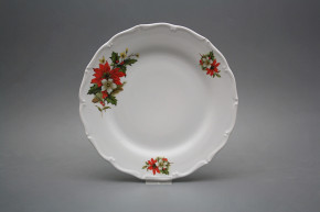 Flacher Teller 25cm Verona Weihnachtsstern CBB