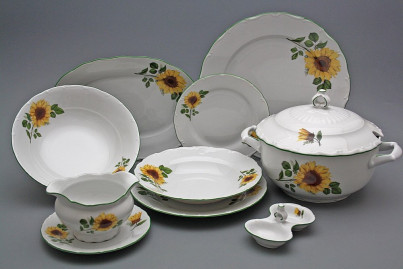 Tafelservice Ofelie Sonnenblumen 25teiliges DZL č.1