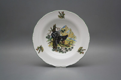 Tiefer Teller 23cm Ofelie Auerhahn GZL č.1