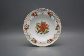 Tiefer Teller 23cm Ofelie Weihnachtsstern FGL Lux