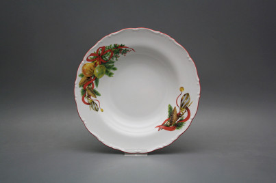 Tiefer Teller 23cm Ofelie Weihnachtsschmuck DCL č.1