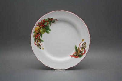 Flacher Teller 25cm Ofelie Weihnachtsschmuck DCL č.1