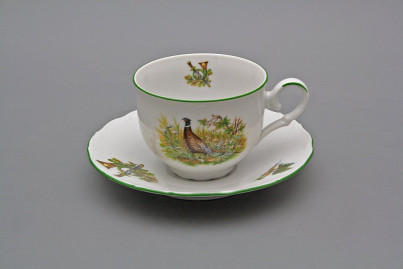 Teetasse 0,18l und Untertasse Ofelie Fasan ZL č.1