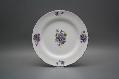 Flacher Teller 25cm Ofelie Veilchen GFL č.1