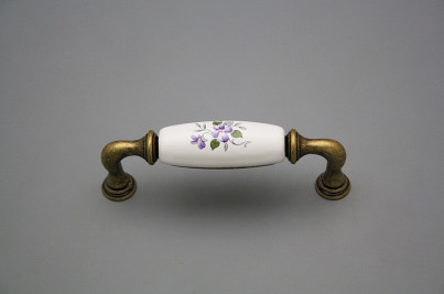 Rustikaler Griff 96mm Scatter Violets č.1