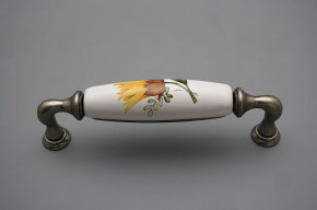 Rustikaler Griff 128mm Sonnenblumen FV