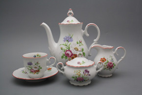 Kaffeeset Ofelie Meissen Bouquet 15teiliges CL