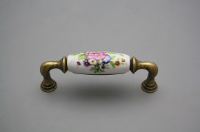 Rustikaler Griff 96mm Meissen Bouquet