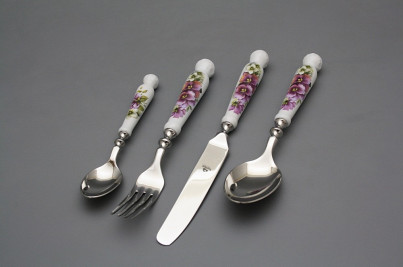 Besteck Set Bohemia 1987 Stiefmütterchen 24teilig BB č.1