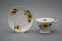 Teetasse 0,2l und Untertasse Alaska Sonenblumen ZL č.2