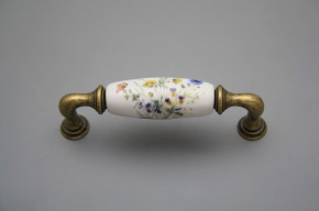 Rustikaler Griff 96mm Blumenwiese