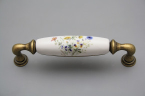 Rustikaler Griff 128mm Blumenwiese