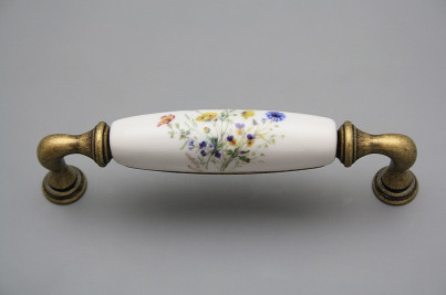 Rustikaler Griff 128mm Blumenwiese č.1