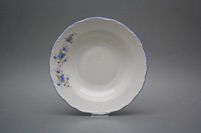 Tiefer Teller 22cm Ofelie Hellblaue Rosen HAL č.1