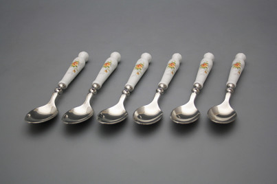 Teelöffelset Bohemia 1987 Teerosen 6teiliges BB č.1