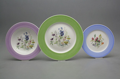 Tellerset Nina Blumenwiese 18teiliges MIX č.1