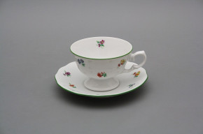 Moccatasse 0,1l und Untertasse Alaska Streuer ZL