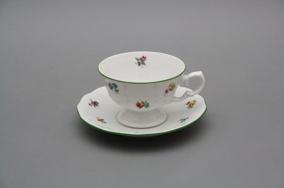 Moccatasse 0,1l und Untertasse Alaska Streuer ZL č.1