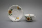 Tasse und Untertasse C1ZC1 Rokoko Sonnenblumen ZL č.2