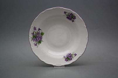 Tiefer Teller 22cm Ofelie Veilchen CFL č.1