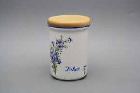 Dose mit Holzdeckel C Kornblumen AL