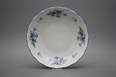 Kompottschüssel 24cm niedrig Rokoko Kornblumen AL č.1