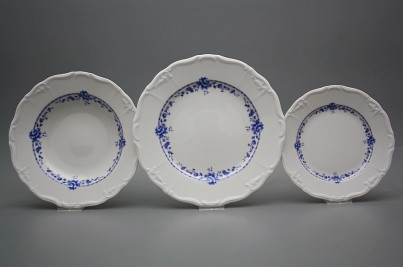 Tellerset Marie Louise Royal Blue 12teiliges BB č.1