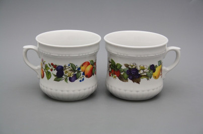 Perlen-Kaffeetasse groß 0,37l Obstgarten BB č.1