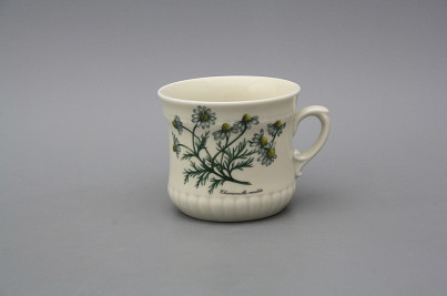 Perlen-Kaffeetasse klein 0,26l ECRU Herbs BB č.1