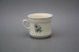 Perlen-Kaffeetasse klein 0,26l ECRU Herbs BB č.2