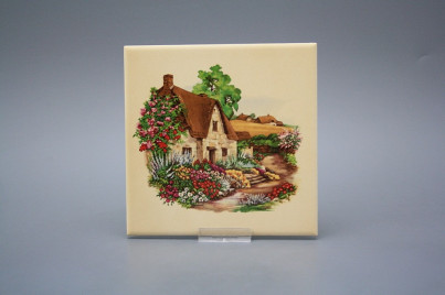 Fliese 15x15cm Hütte BEIGE č.1
