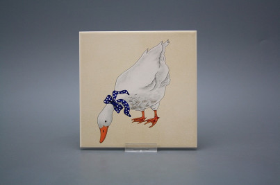 Fliese 15x15cm Gänse BEIGE č.1
