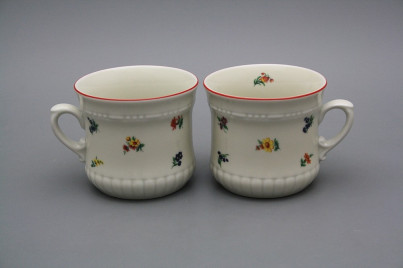 Perlen-Kaffeetasse groß 0,37l ECRU Streuer CL č.1