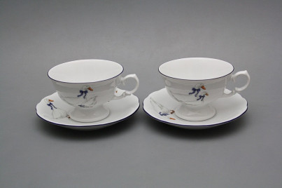 Teetasse 0,2l und Untertasse Alaska Gänse ML č.1