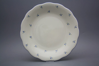 Runde flache Schüssel 32cm Alaska ECRU Vergissmeinnicht AAL Streuer č.1