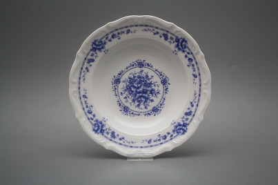 Tiefer Teller 23cm Marie Teresa Royal Blue BB č.1