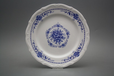 Flacher Teller 25cm Marie Teresa Royal Blue BB č.1