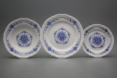 Tellerset Marie Teresa Royal Blue 12teiliges BB č.1