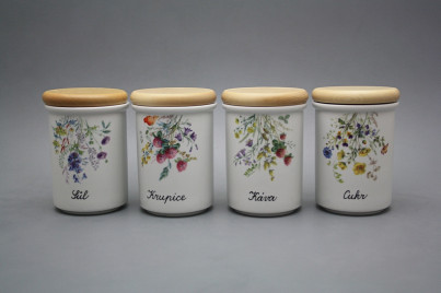 Dose mit Holzdeckel C Blumenwiese BB č.1