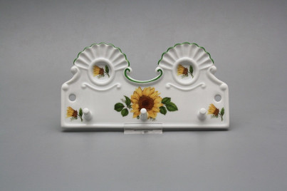 Wandhaken 3-er Sonnenblumen ZL č.1