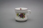 Perlen-Kaffeetasse groß 0,37l mit Widmung Bouquet FL č.3