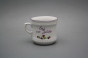 Perlen-Kaffeetasse groß 0,37l mit Widmung Bouquet FL č.4