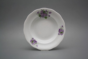 Tiefer Teller 23cm Alaska Veilchen CBB