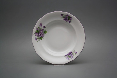 Tiefer Teller 23cm Alaska Veilchen CFL č.1