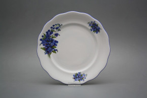 Flacher Teller 24cm Alaska Vergissmeinnicht CAL