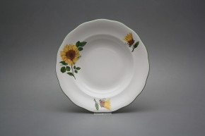 Tiefer Teller 23cm Alaska Sonnenblumen CZL