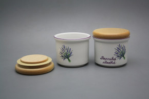 Dose mit Holzdeckel A Lavendel FL