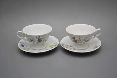 Teetasse 0,2l und Untertasse Alaska Blumenwiese BB č.1