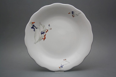 Runde flache Schüssel 32cm Alaska Gänse CML č.1